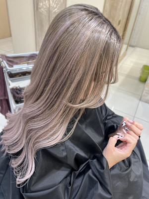 ［chii］ホワイトグレージュ/艶ハイトーン