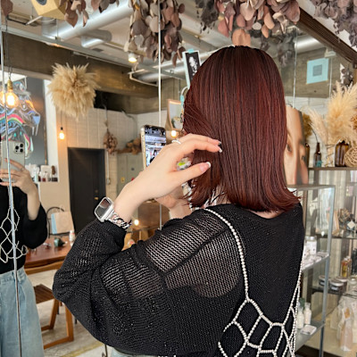 暖色カラー×ボブ　nao