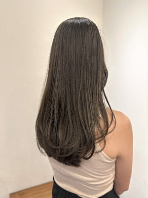 池袋 イルミナカラー 透明感 グレージュ♪