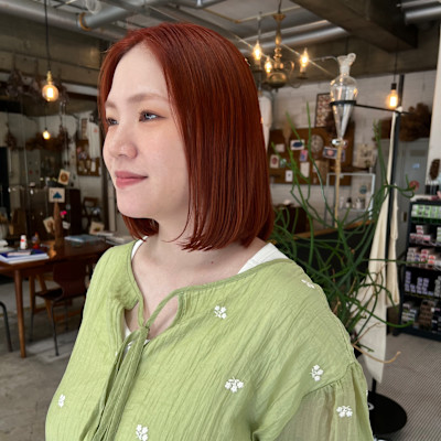 暖色カラー×ボブ　nao