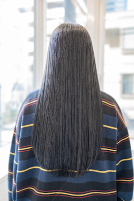 ロング×ダークグレージュ