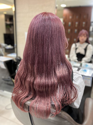 大人可愛いラベンダーピンクベージュカラー