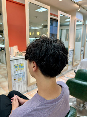 メンズウェーブパーマ