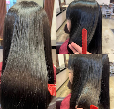 【湿度が高い時期】うねり改善・美しいストレートに♪ 髪質改善