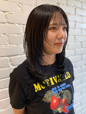 顔周りカット×ウルフレイヤー