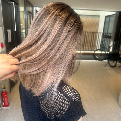 髪質改善サロンLond Melia 天神大名店×ミディアム