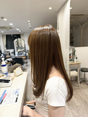 レイヤー×ベージュ