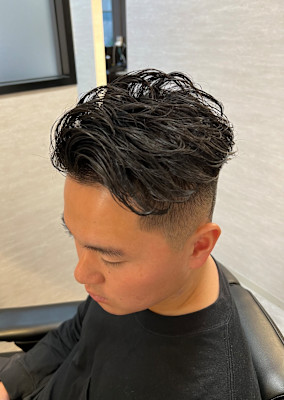 ツーブロックフェード