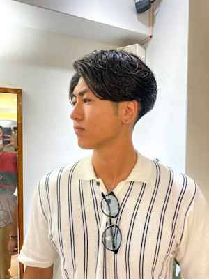 【Lond渋谷店】センターパートミディアムマッシュ