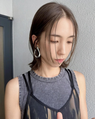 ニュアンスボブ_シアーベージュ