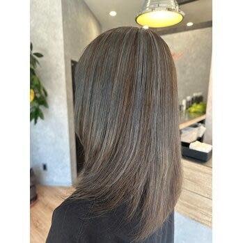 ◯ハイライト×アッシュ◯