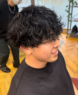 ツイスパ×波巻き