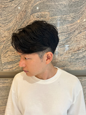 【ニュアンスパーマ】ツーブロック