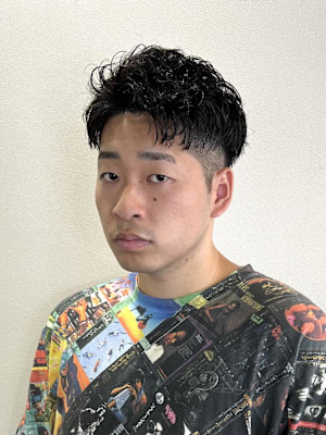 【平山明樹】ショートメンズパーマ/ベリーショート