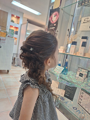 キッズヘアアレンジ