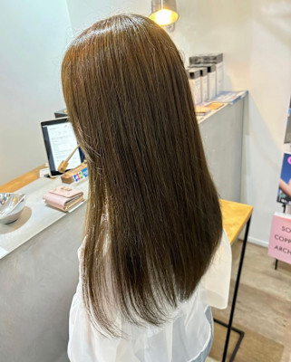 ブリーチベージュカラー髪質改善トリートメント