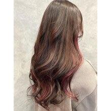 グラデーションピンクメッシュ