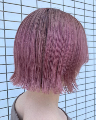 《cropes辻堂 阿部》ペールピンクナチュラルルーツカラー