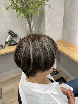 G 白髪ぼかしハイライト