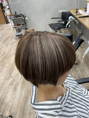 G 白髪ぼかしハイライト