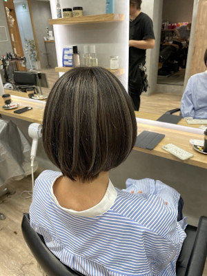 G 白髪ぼかしハイライト