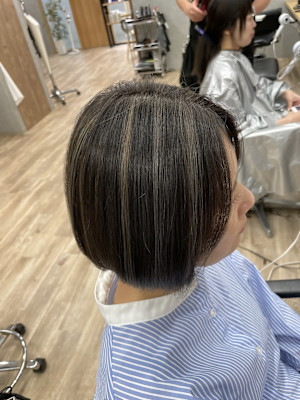 G 白髪ぼかしハイライト