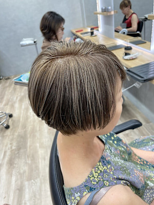 G 白髪ぼかしハイライト