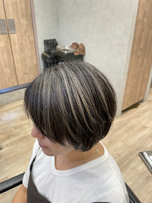 G 白髪ぼかしハイライト