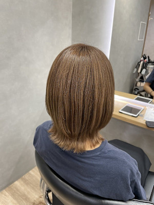 G ブリーチなしWミルクティー