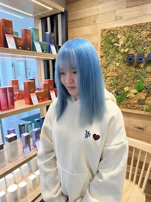 ダブルカラー/ブリーチ有/ブリーチ無/透明感/グレージュ/上