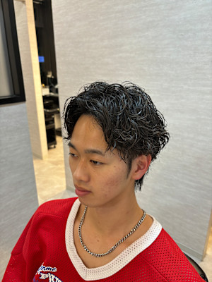 緩めスパイラルパーマ