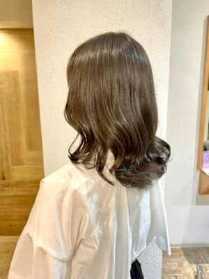 【Terrace】艶感ミディアム×グレージュ