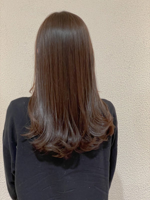 【Terrace】艶感ロング×寒色系ベージュ