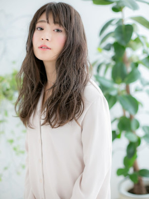 【仙台 Nelu】プラチナグレージュなみなみウェーブ