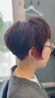 大人かわいいマッシュショート