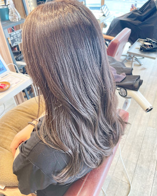 ブリーチなし明るめカラー