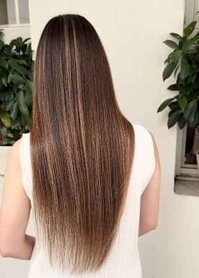 高濃度水素カラー＋水素髪質改善