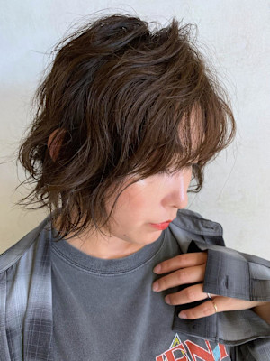 大人かわいいボブパーマ♩