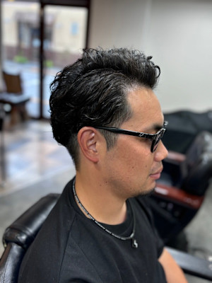 男らしさ全開！！ナチュラルツーブロックパーマ☆