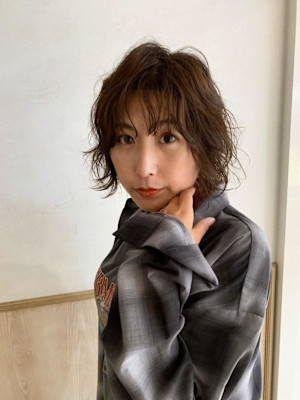 大人かわいいボブパーマ♪