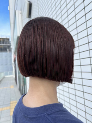 《cropes辻堂 阿部》白髪染めとアメリカンチェリーピンク