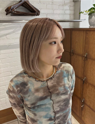 暖色ミルクティーベージュカラー