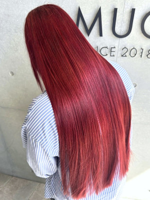 カシスレッド　スーパーロング　ハイトーン　レッド　高発色