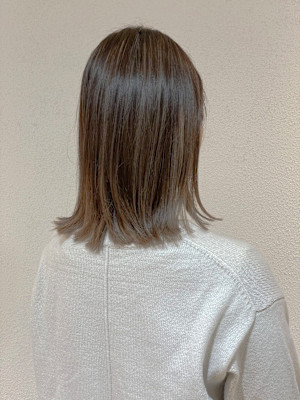 【Terrace】ハイライト×外ハネミディアム