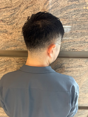 ツーブロック風フェードカット