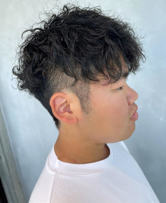 ツイストスパイラルパーマ/メンズパーマ/ツーブロック