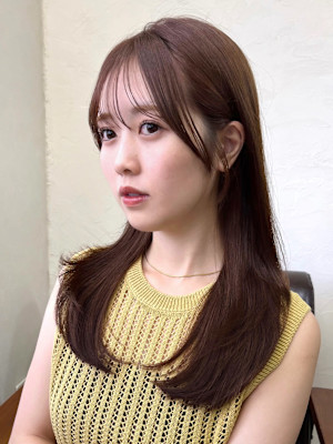 20代/30代/抜け感ワンカール/レイヤー/前髪カット/銀座