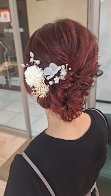 ヘアアレンジ　サイドアップ