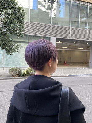 前髪/アンブレラカラー/こなれミディ/イメチェン/ウェーブ