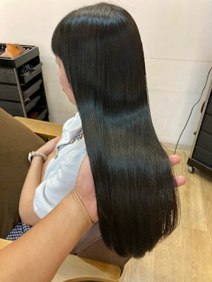 お客様髪質改善データ1388（アッシュグレージュ）